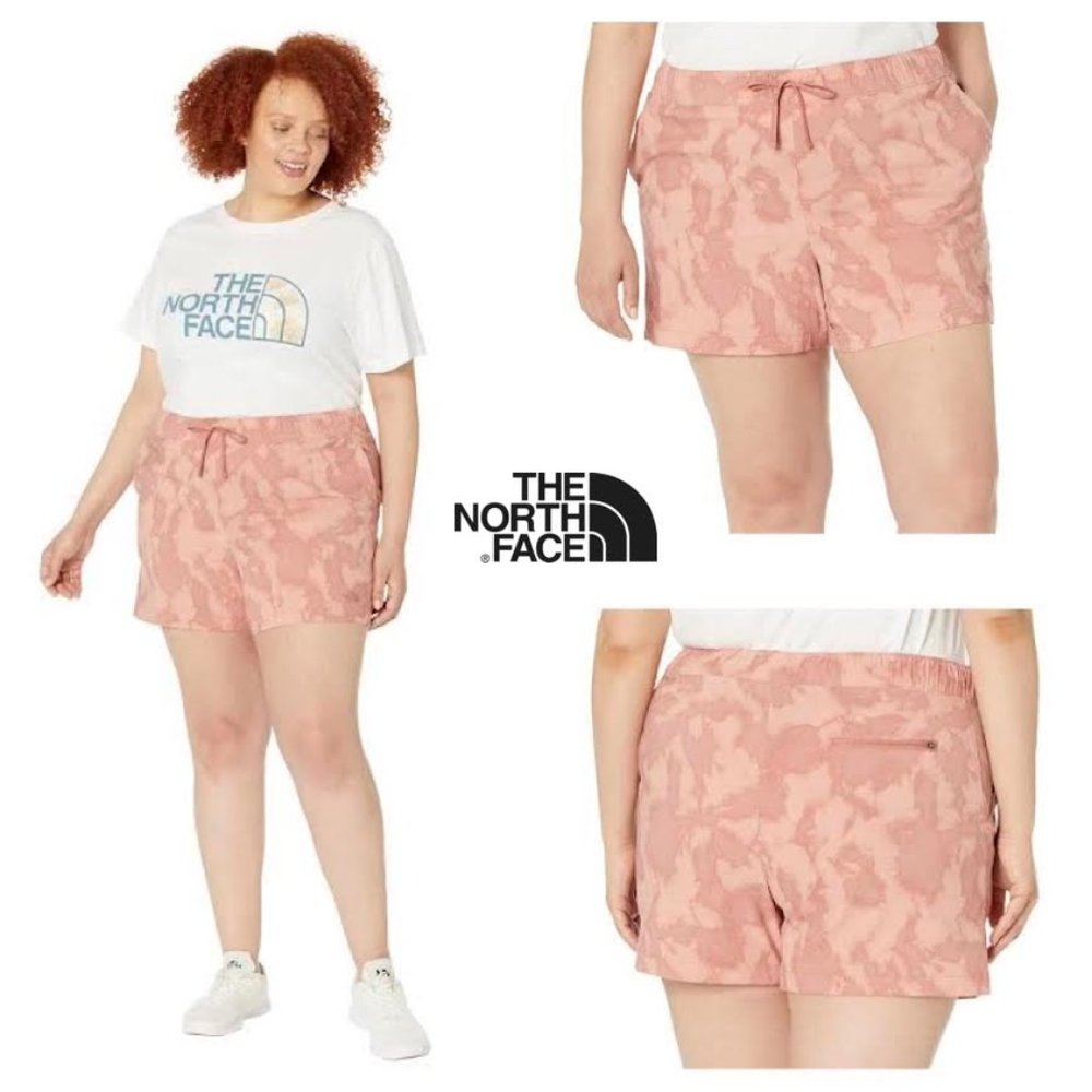 NWT $50 THE NORTH FACE Women PLUS 1X FLASH DRY UPF Performance DWR Pocket Shorts